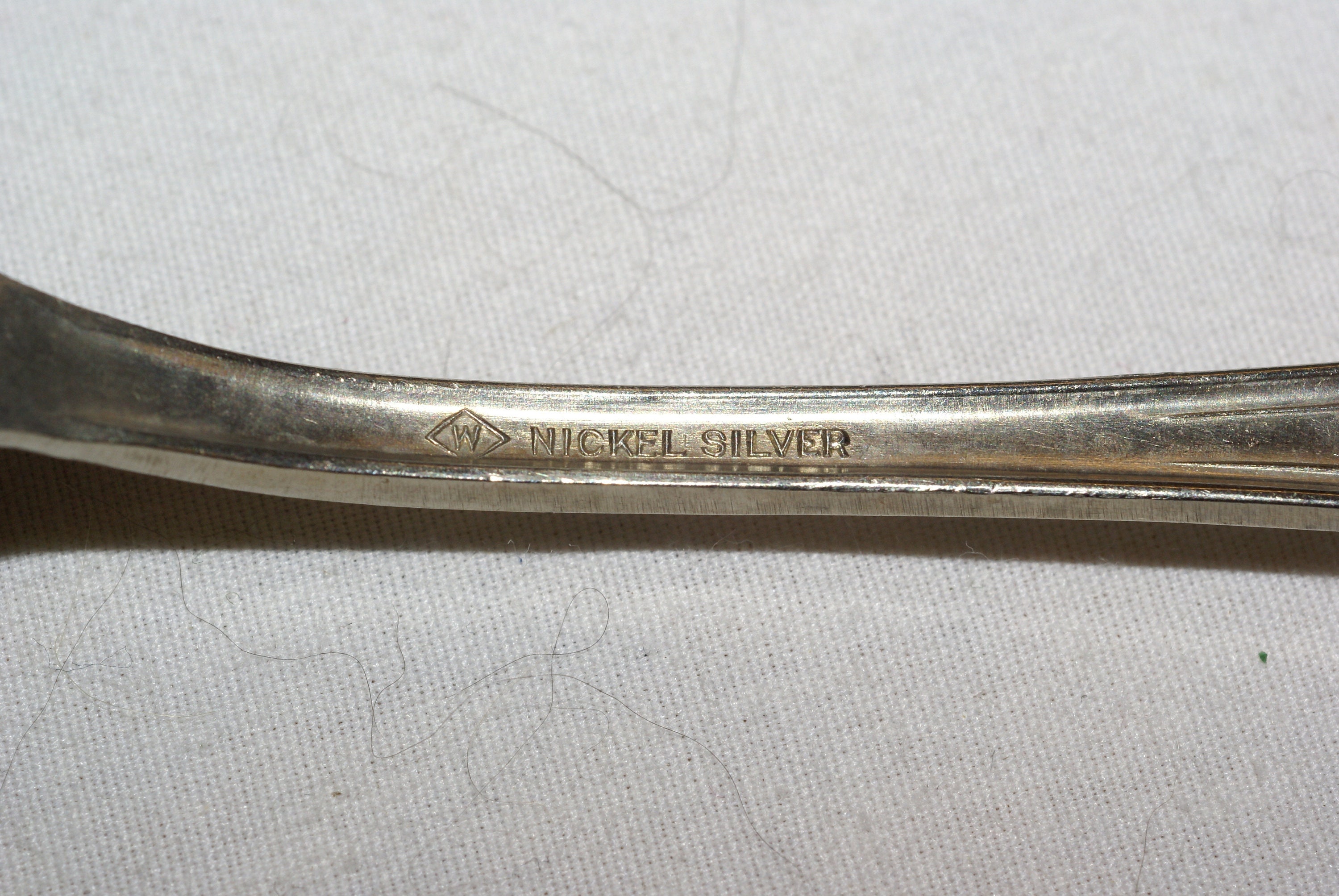 A Pair of Unique Nickel Silver Spoons with Extensive Engraving Etsy