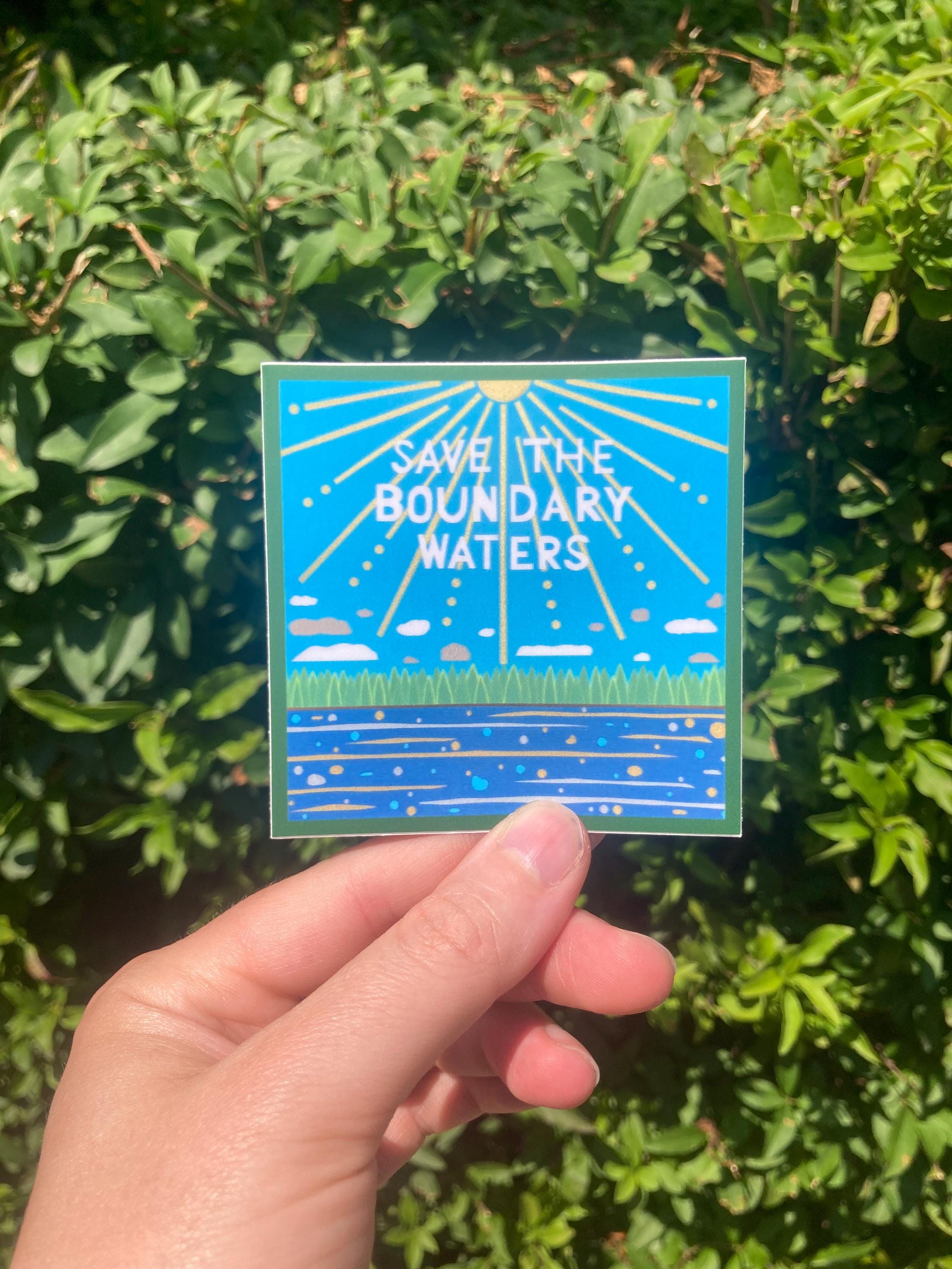 Save the Boundary Waters Fundraiser Sticker - Etsy