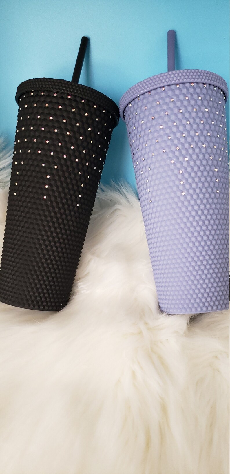 Acrylic Studded Tumbler With Rhinestone Accents - Etsy