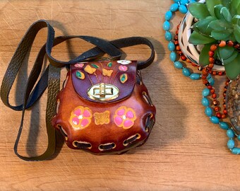 Ready to Ship! Zip Pouch Coin Purse 3.5x5.5 OOAK Handcrafted Lined Upcycled Recycled Materials