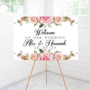 Personalisierte Schaumstoffplatte Druck Willkommensschild Party Schild Babyparty Benutzerdefiniertes Design oder voreingestelltes Design A1 A2 A3 Gestalten Sie Ihr Eigenes