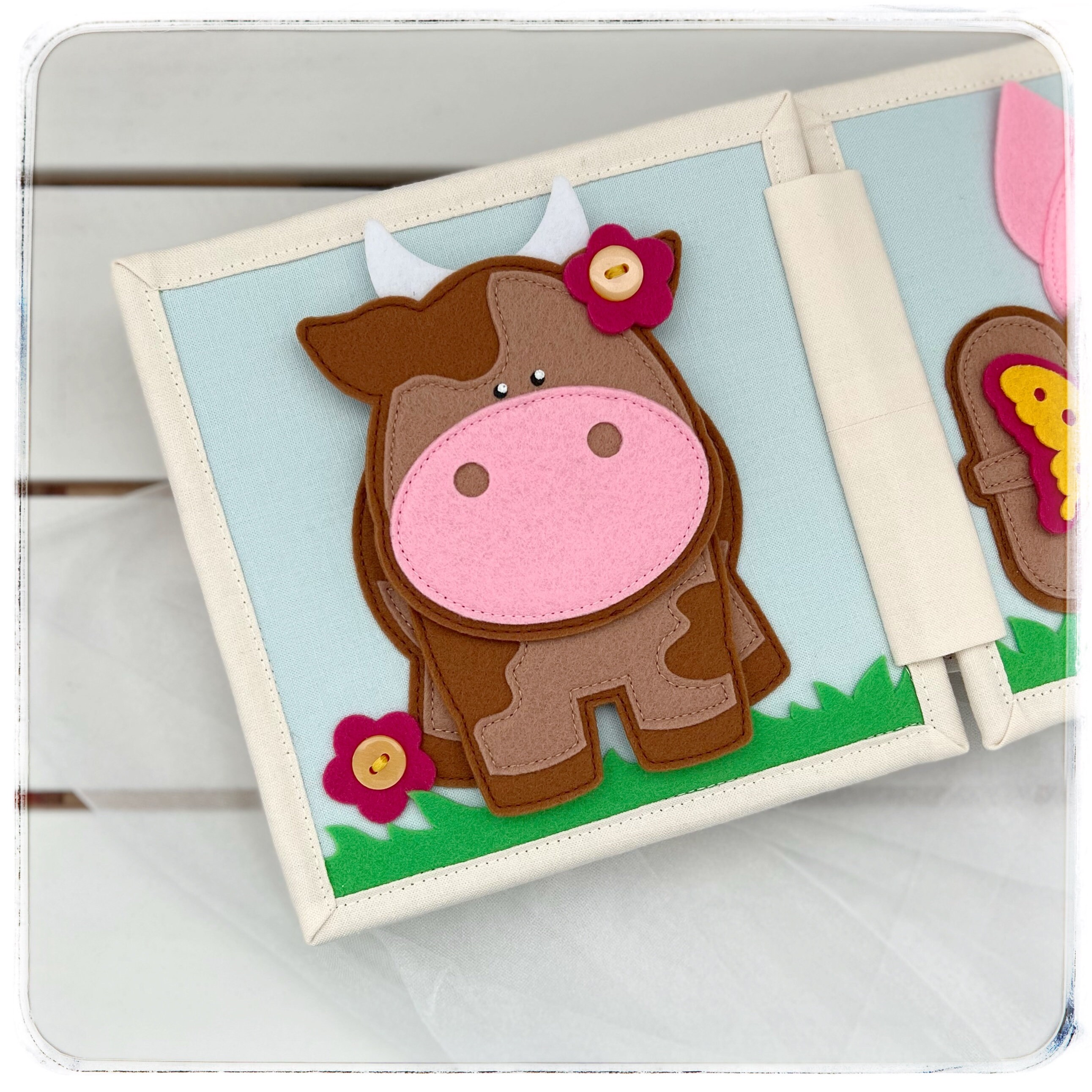 Farm Quiet Book. Montessori Soft Book. Fine Motor Skills. Etsy Canada