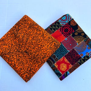 African print fabric, Patchwork colorful multicolor mixed print Ankara fabric, Mix and match dressmaking fabric, African fabric by the yard