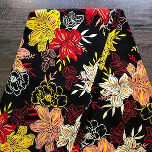 African print fabric, floral print fabric, Ankara fabric, colorful print fabric, African fabric by the yard, face mask fabric, fall fabric