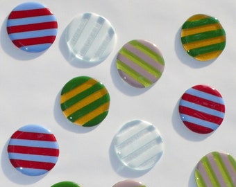 Stripe Glass Coaster