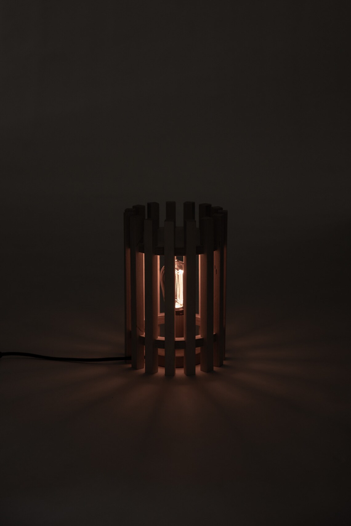 Rib Lamp recycled Etsy
