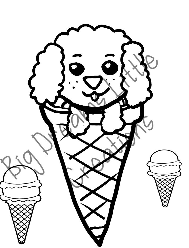 Puppy Coloring Pages for Littles 2 | Etsy