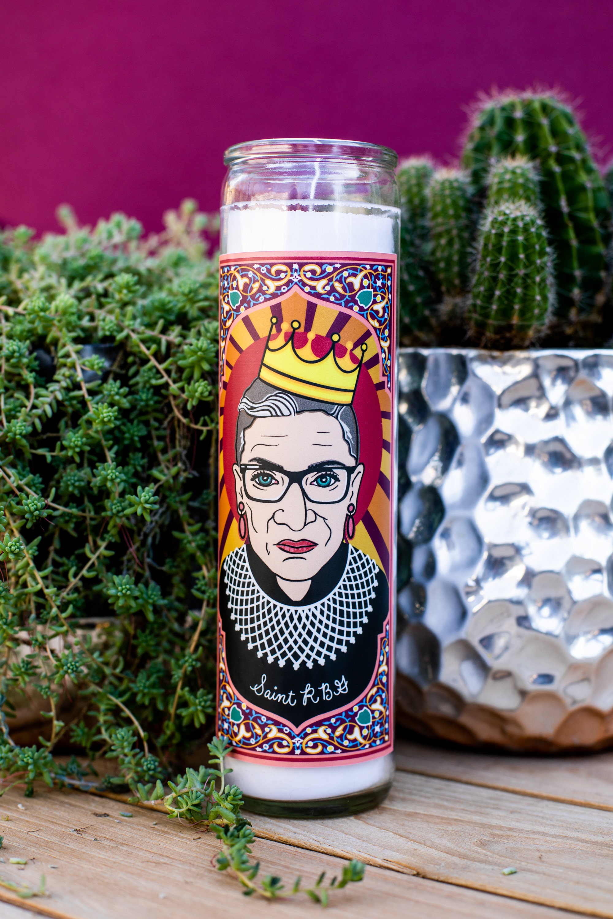 Saint RBG / Saint Fauci Prayer Candle 11 oz Paraffin Wax Etsy