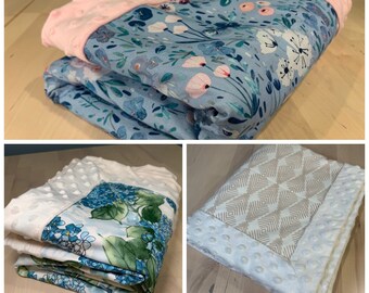 Minky Baby Blanket - Personalized and Made to Order