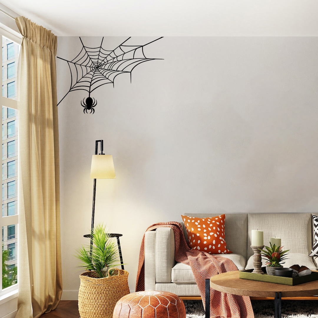 Spider Wall Decor, Metal Wall Art, Halloween Decorations, Spider Decor ...