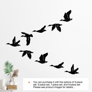 Flock of Geese: Stunning Metal Wall Art Decor for Indoor and Outdoor Spaces - Ideal Gift for her, Home gifts, Wall art, Garden sign,Bird art