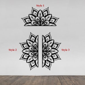 Mandala Metal Wall Art - Boho Decor Wall Hangings, Above bed decoration, Gift for home decor, Door entry wall hanger, Home gifts, Metal Art