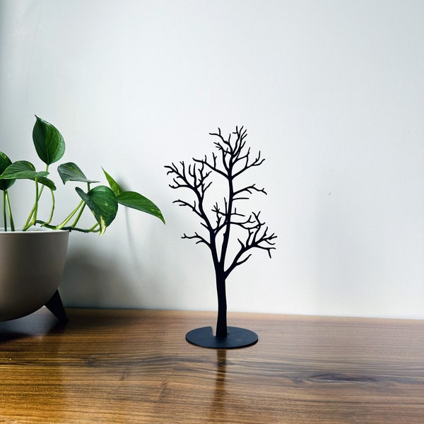 Décorations de table, Décoration d'arbre en métal, Décoration de bureau et de maison, Art en métal, Cadeau pour la maison, Arbre à bijoux, Organiseur d'accessoires, Figurine d'arbre