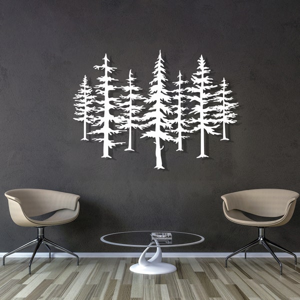 Tree Garden Wall Art Etsy