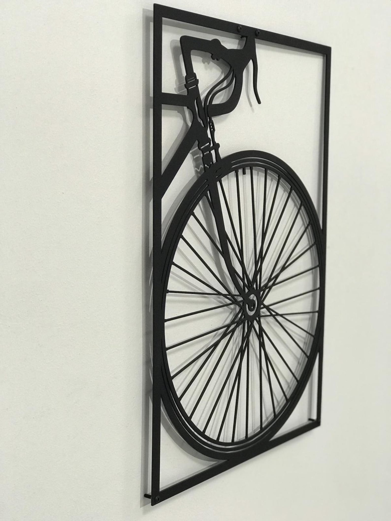 Metal Bicycle Wall Art Racing Bike Decor Cycling Art Home Etsy