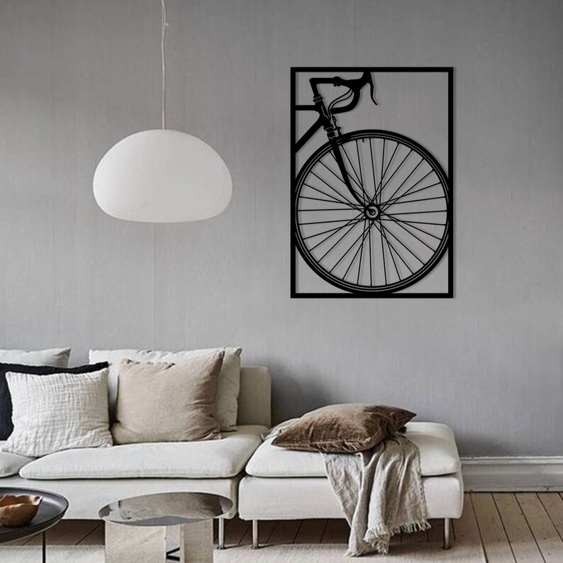 Metal Bicycle Wall Art Racing Bike Decor Cycling Art Home - Etsy
