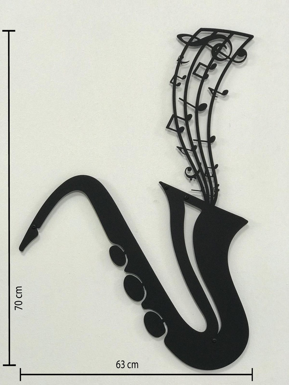 Saxophone Metal Wall Decor Metal Wall Art Home Decor Metal Etsy