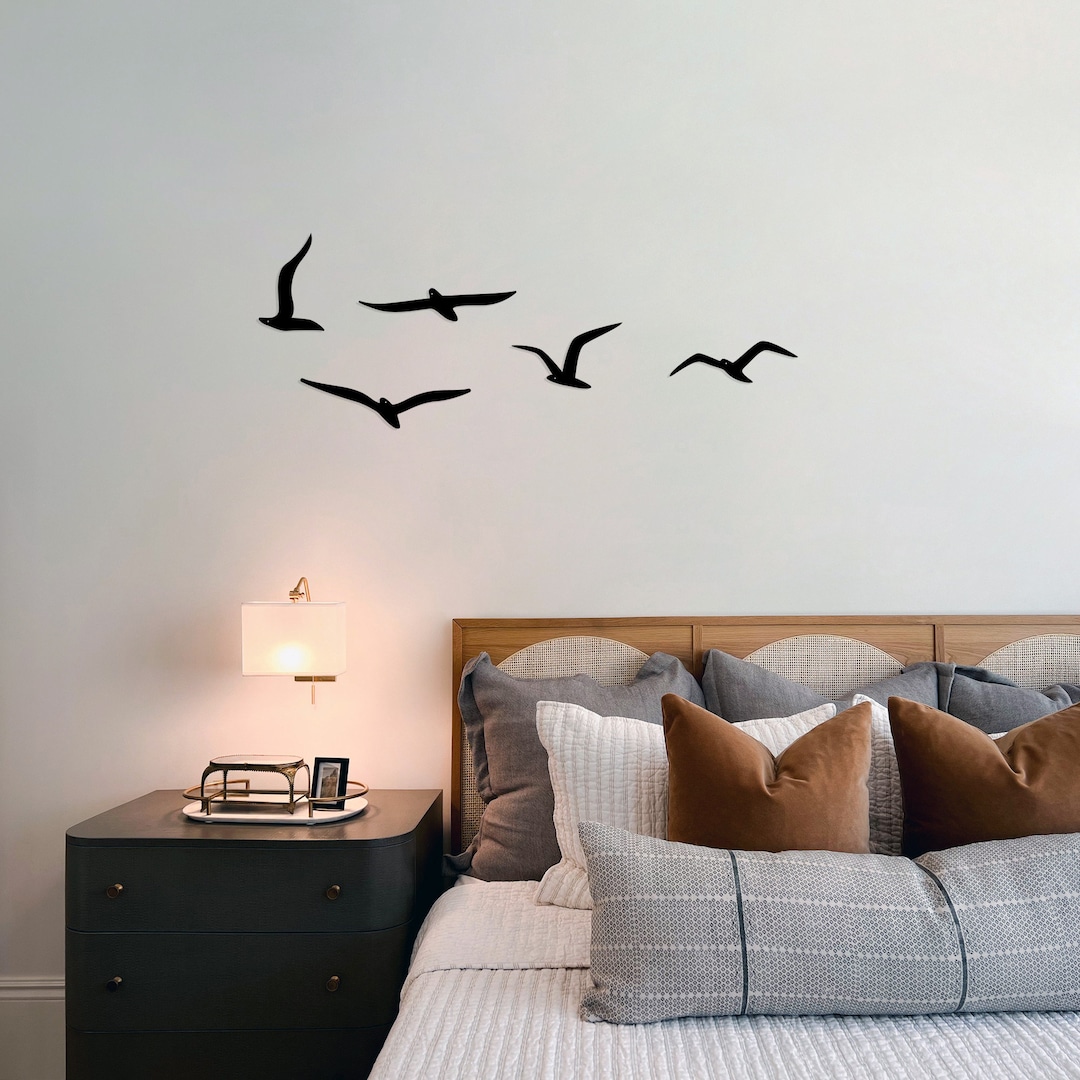Birds Wall Art, Seagulls Metal Wall Decor, Metal Wall Art, Wall Hangers, Home Decor, Bird Art