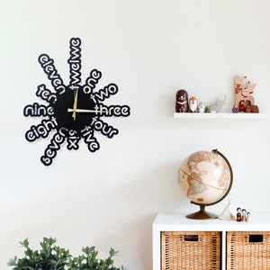 Metal Wall Clock, Different gift , Kids Teen Room House Gift, Horloge, Wanduhr,  Different gift