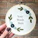 see more listings in the Custom Embroidery Hoops section