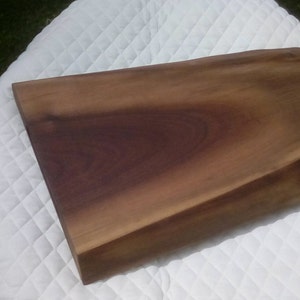 Walnut meat board, Live edge walnut cutting board, 1 1/2&quot; thick meat board, Wedding gift, Housewarming gift board #1