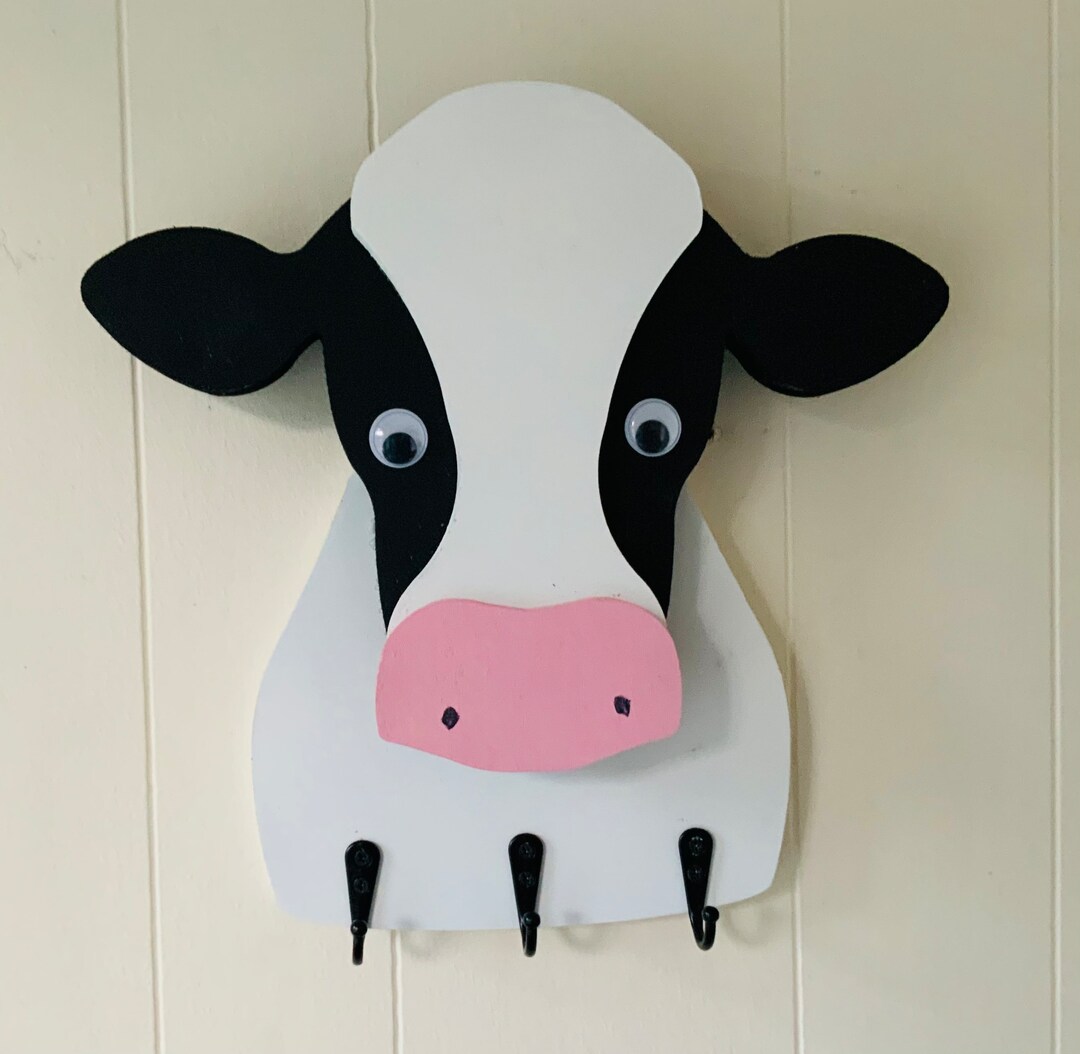 Cow Key Holder, Wooden Key Rack , Handmade in Michigan NOT IMPORTED - Etsy