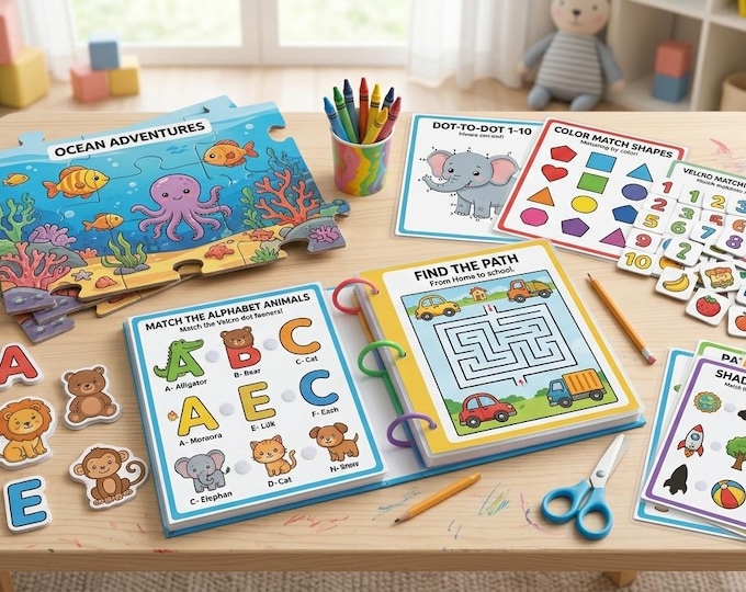 High-quality puzzles, matching games, and educational activities designed for kids.