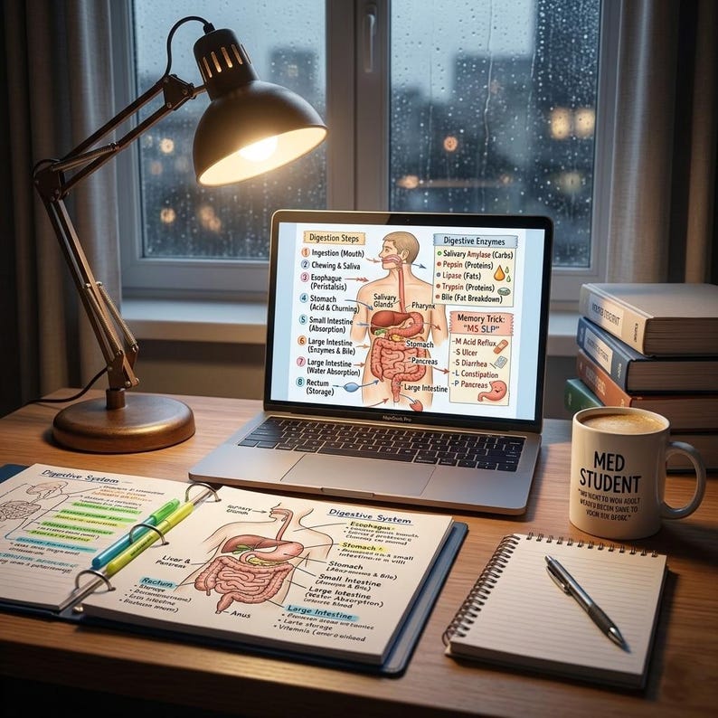 Digestive System Study Guide | Digestive System Anatomy Notes for ...
