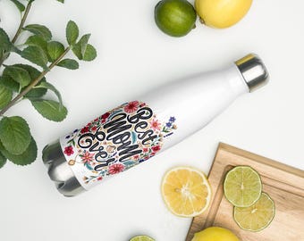 Stainless steel water bottle