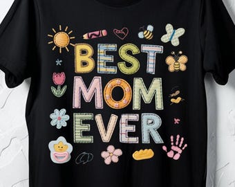 Imagem PNG floral "Mãe Sempre" para o Dia das Mães (Download Digital)