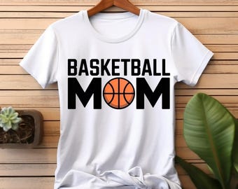 Basketball Mom SVG, PNG Cut File for Cricut, Silhouette (Digital Download)