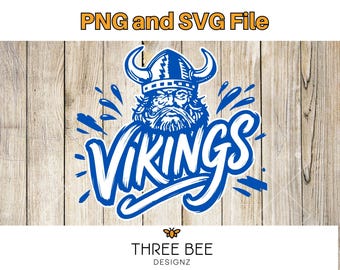 Viking Blue Sublimation PNG | Norse Warrior Clipart (Digital Download)