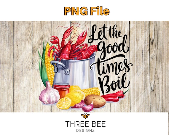 Crawfish Boil Pot PNG – Southern Seafood Clipart (Digital Download)