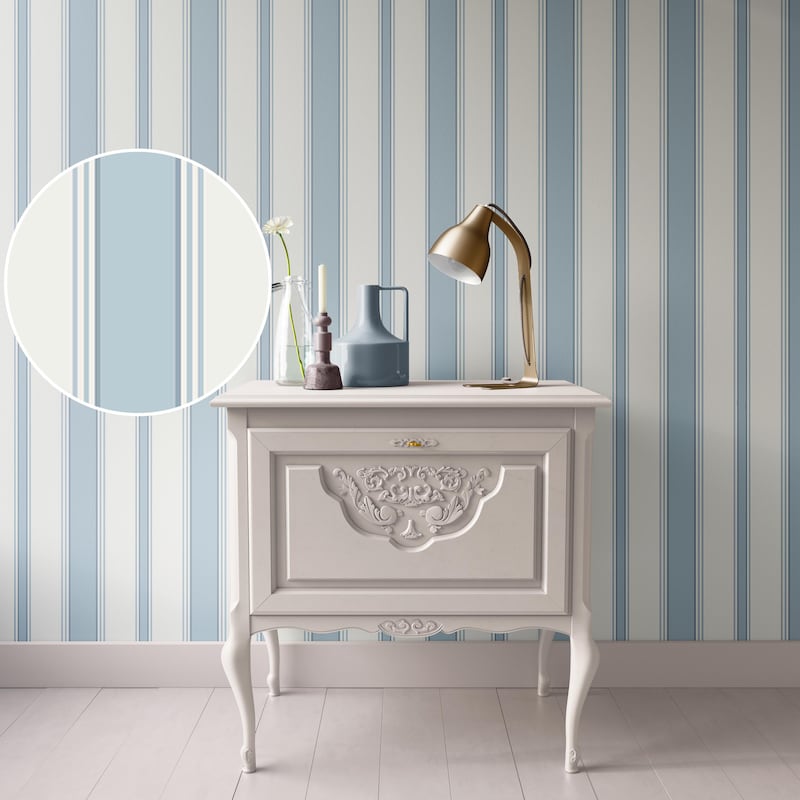 Furniture Wallpaper Blue - Etsy
