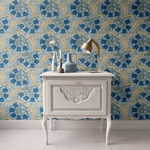 Dollhouse Wallpaper Bluebell Maurice Pillard Verneuil Miniature - William Morris, Victorian Style