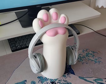 Cat Paw Cute Headphones Stand