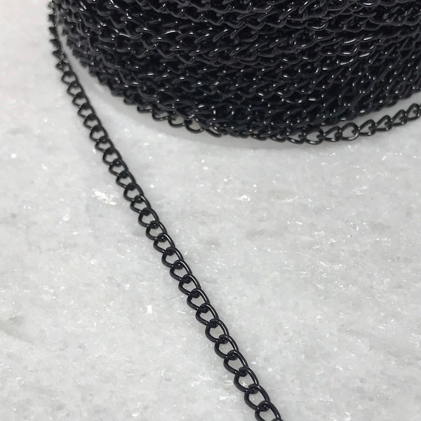 Black extender chain, iron extender chain, chain wholesale, bulk chain