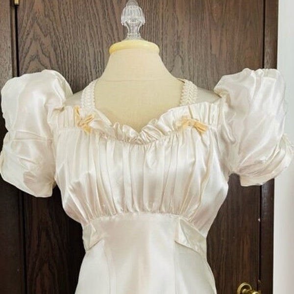 Silk Wedding Gown - Etsy