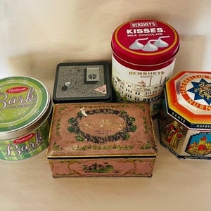 Vintage Sweets Tin Group/5