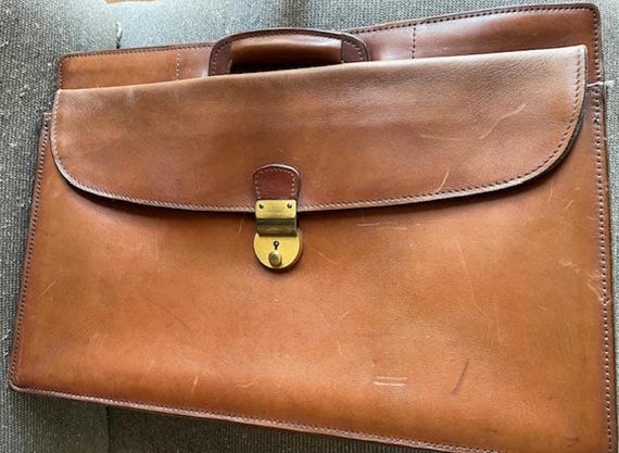 Schlesinger Leather Briefcase - image 9