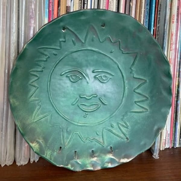 Pottery Sun Face