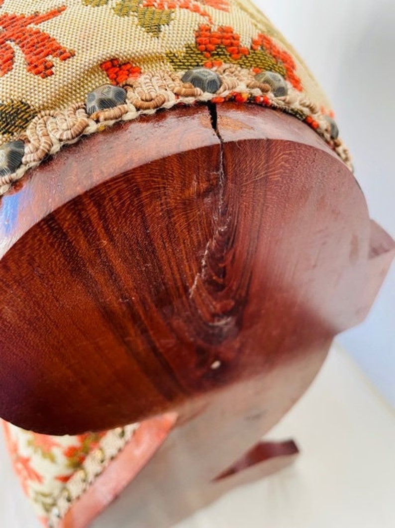 Victorian Walnut Gout Stool Etsy