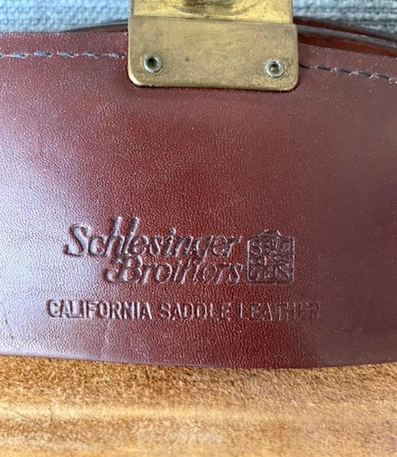 Schlesinger Leather Briefcase - image 3