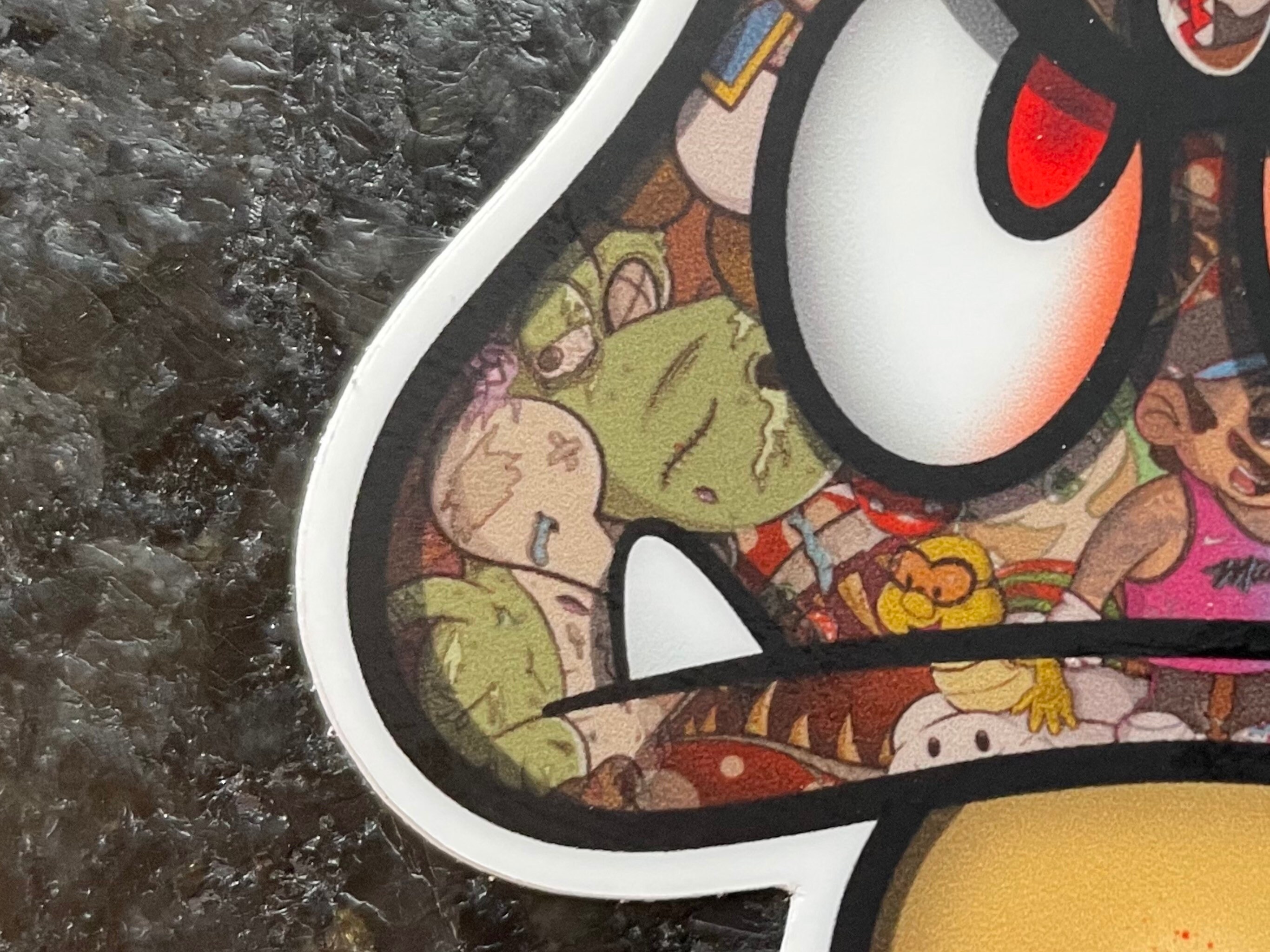 Gooba Sticker Custom Art GOOMBA Sticker From Nintendo / Mario Brothers. for Yeti ...