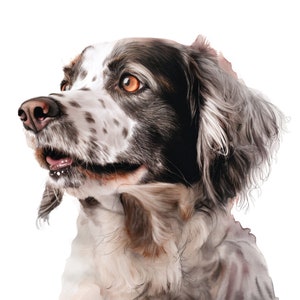 Custom Pet Portrait | Personalized Dog Art | Unique Gift for Dog Lovers | Premium Quality Dog Portraits | In Memory of Dog