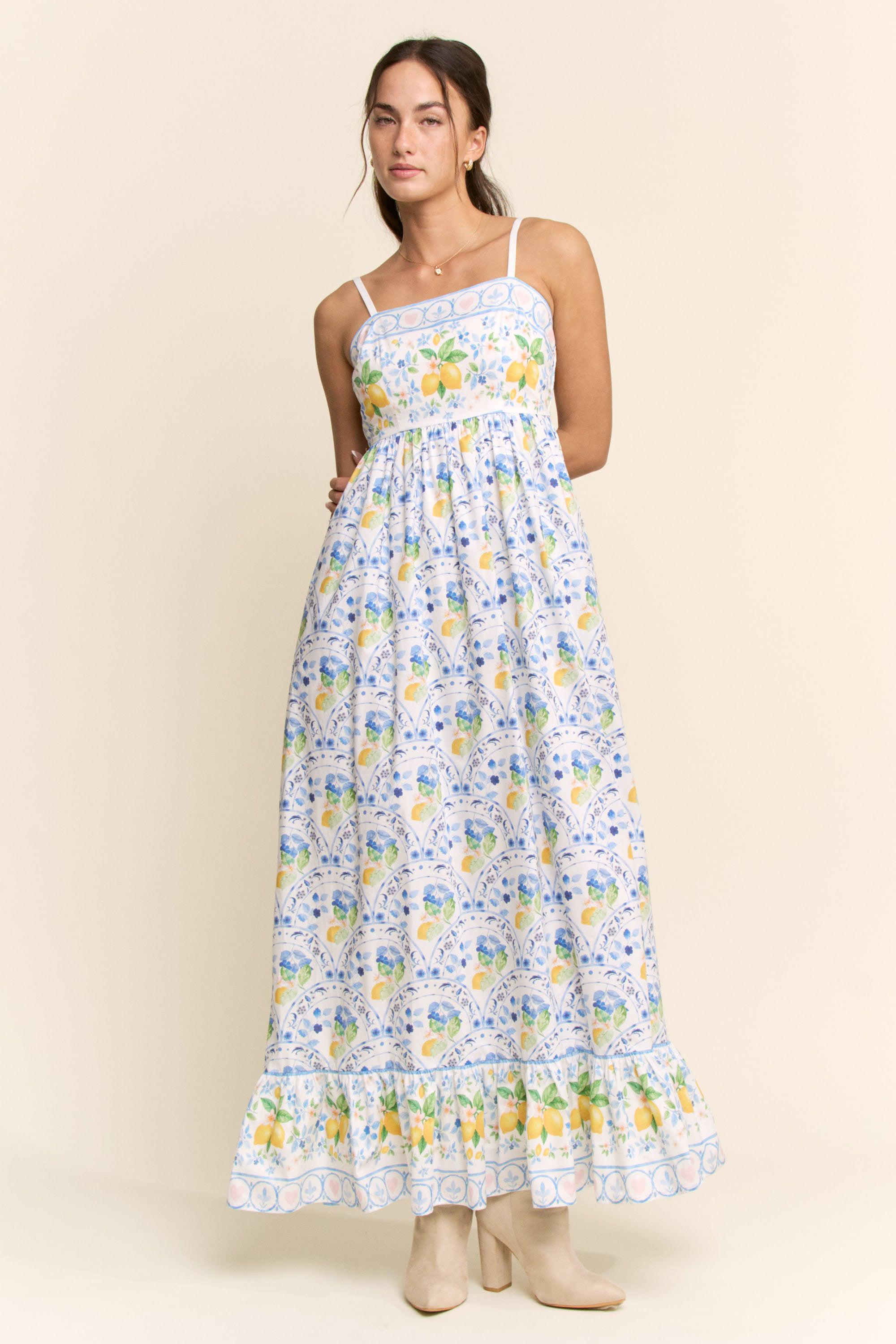 Capri Lemon Dresses - Etsy