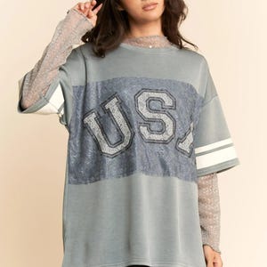 Americana Spitzen Top