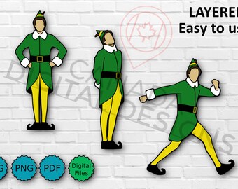 Elf Movie Svg Etsy