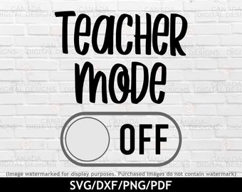 Download Teacher Mode Svg Etsy