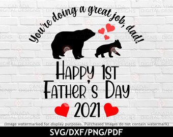 Download Happy 1st Fathers Day Svg Etsy